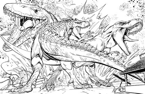 jurassic world colouring book